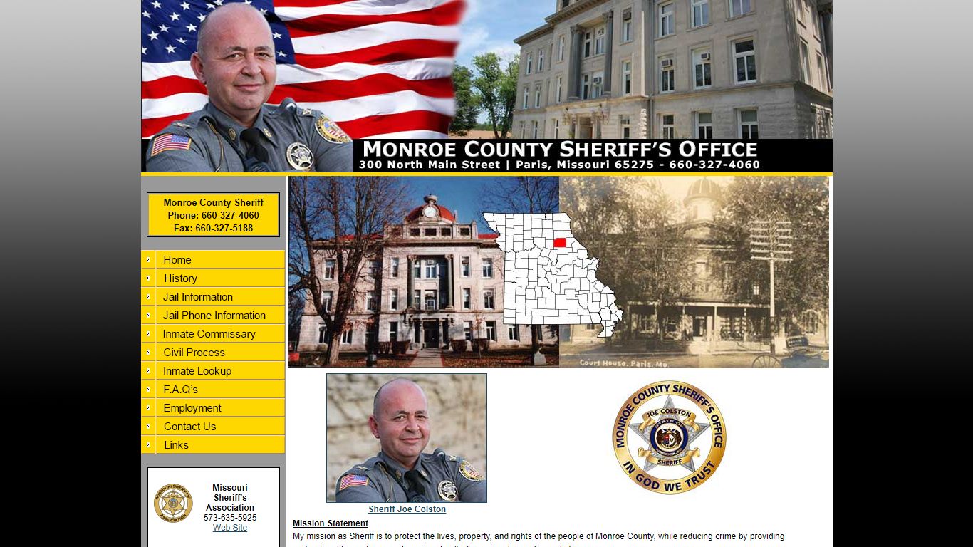 Welcome to the Monroe County Sheriff's Department